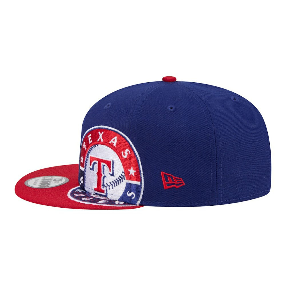 Texas Rangers Stretched Two-Tone 9FIFTY Adjustable Hat Royal/Red