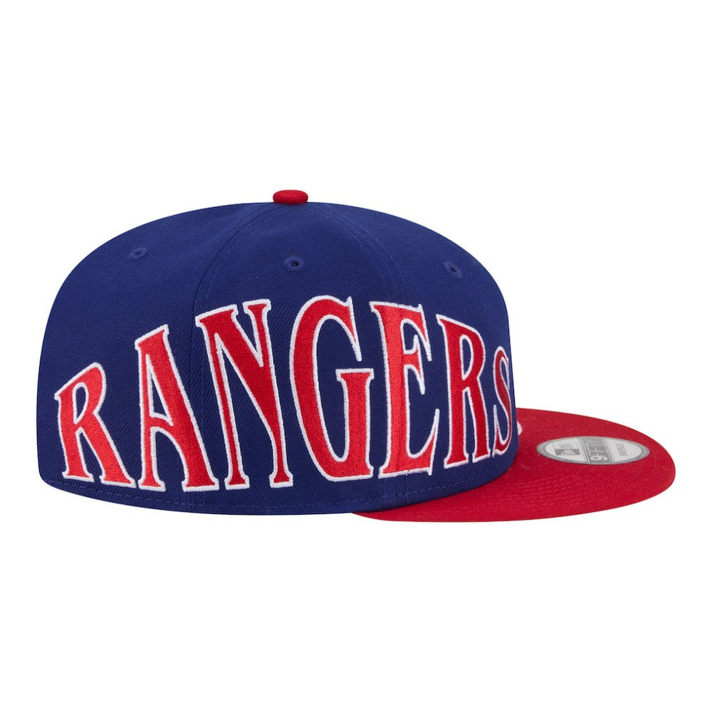 Texas Rangers Stretched Two-Tone 9FIFTY Adjustable Hat Royal/Red