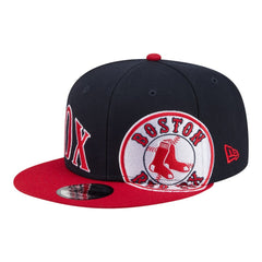 Boston Red Sox Stretched Two-Tone 9FIFTY Adjustable Hat Navy/Red