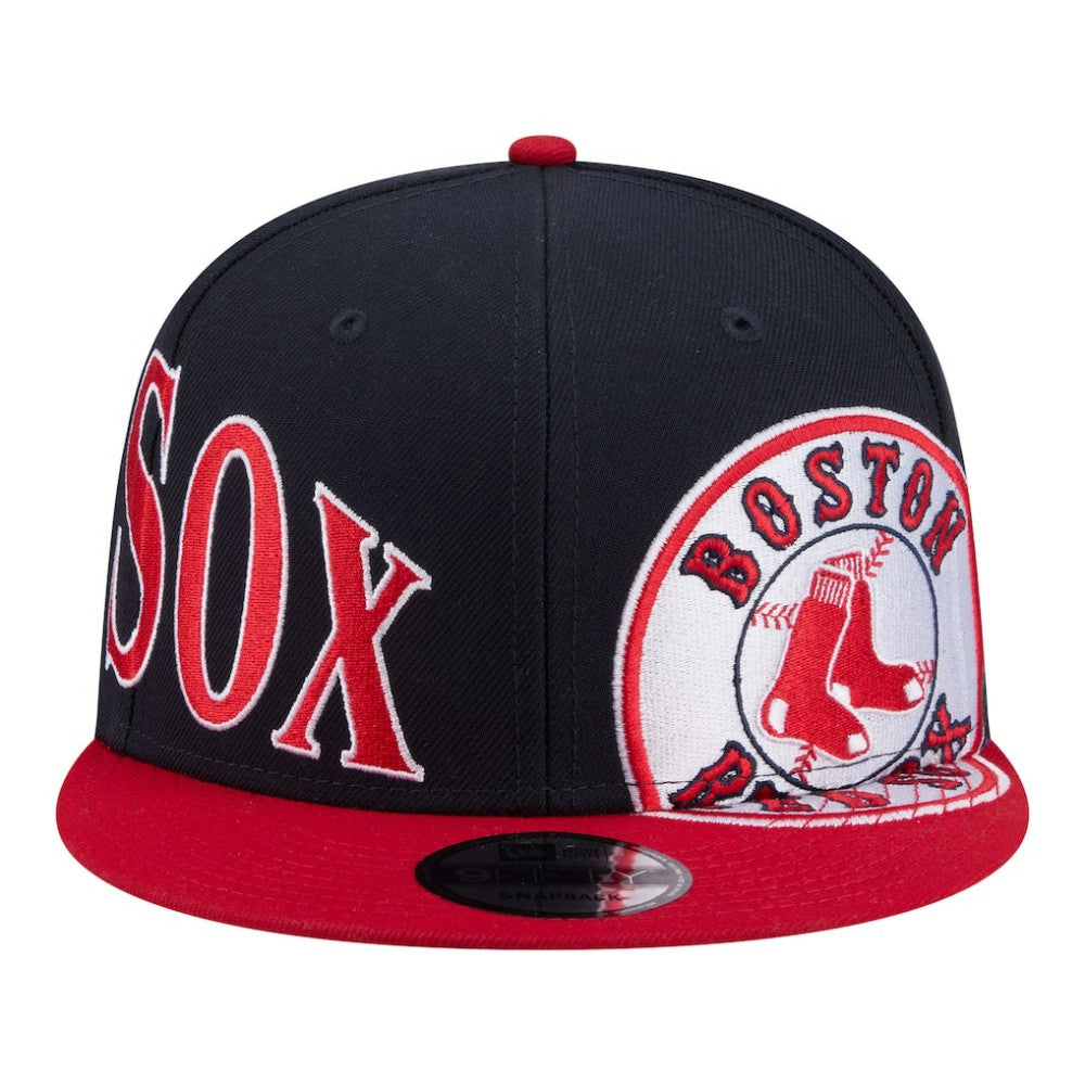 Boston Red Sox Stretched Two-Tone 9FIFTY Adjustable Hat Navy/Red