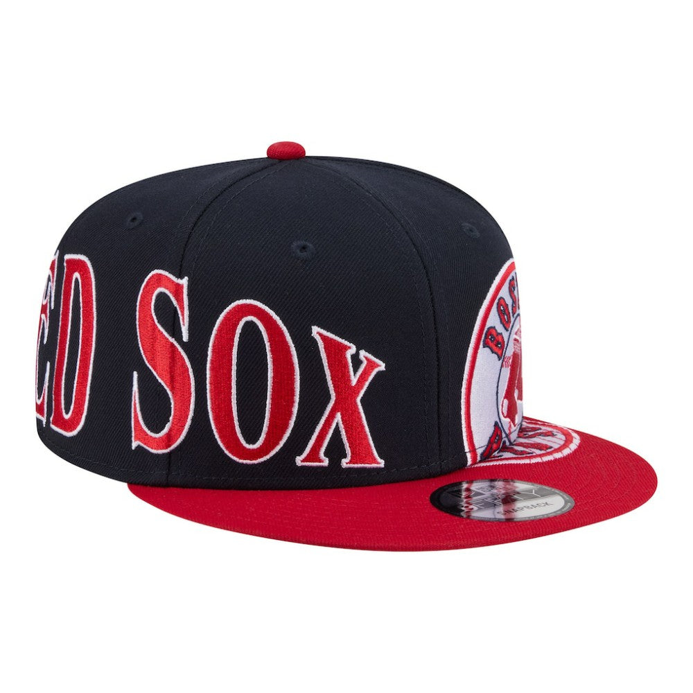 Boston Red Sox Stretched Two-Tone 9FIFTY Adjustable Hat Navy/Red