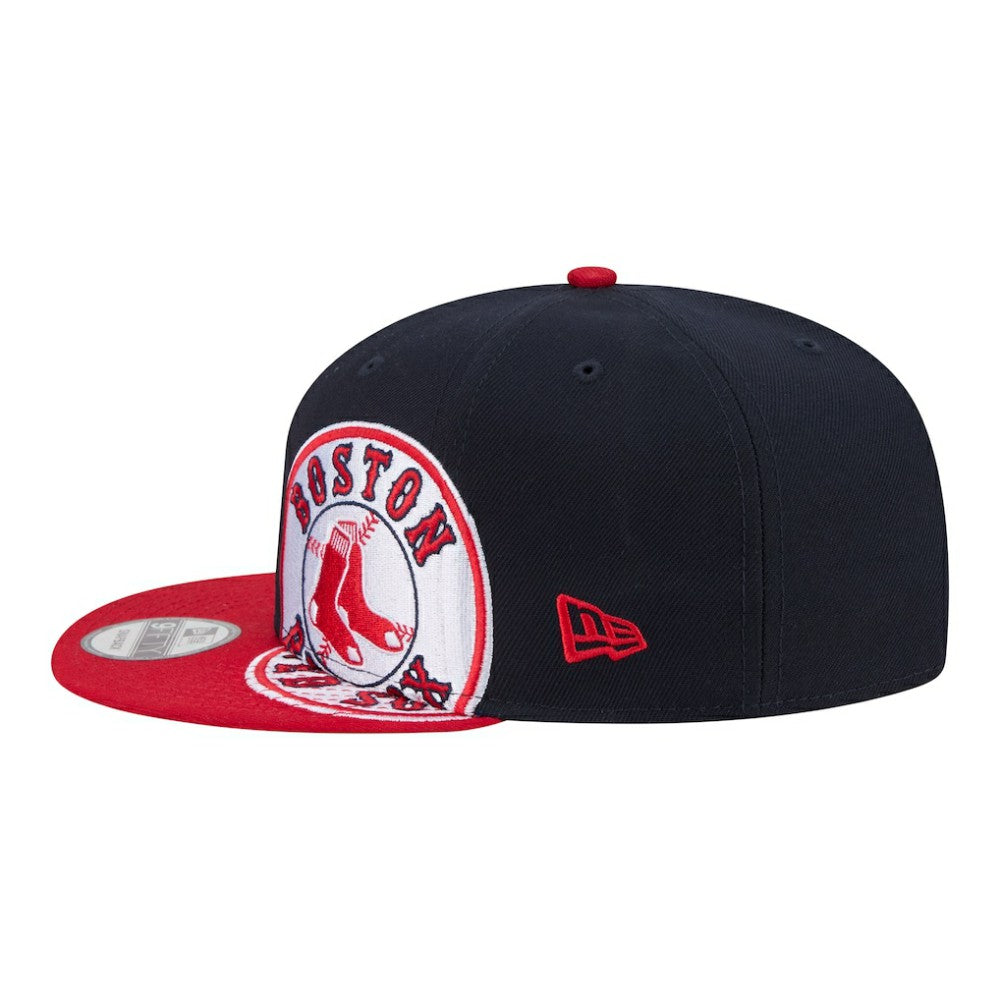 Boston Red Sox Stretched Two-Tone 9FIFTY Adjustable Hat Navy/Red