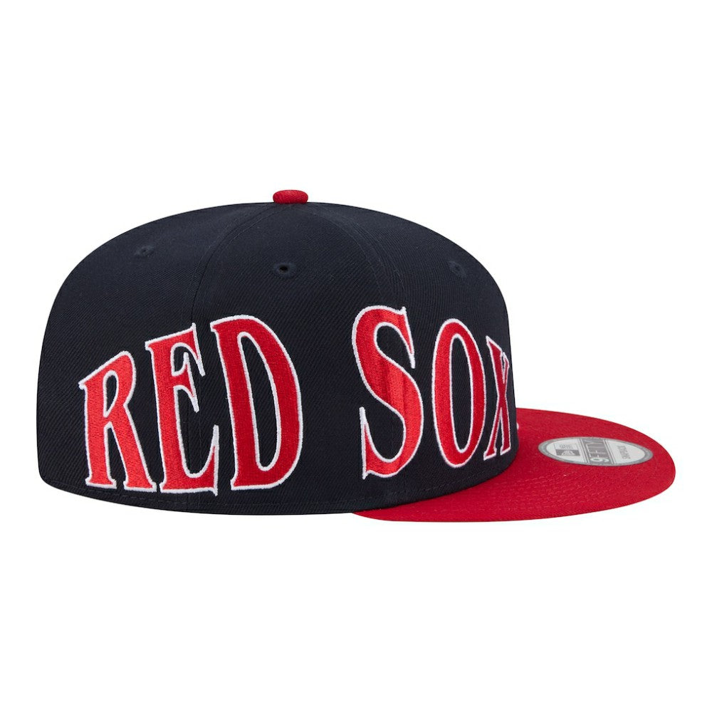 Boston Red Sox Stretched Two-Tone 9FIFTY Adjustable Hat Navy/Red