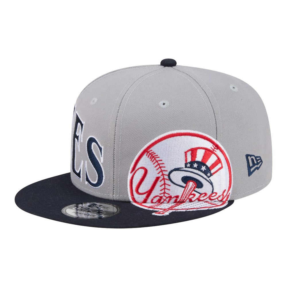 New York Yankees Stretched Two-Tone 9FIFTY Adjustable Hat Gray/Navy