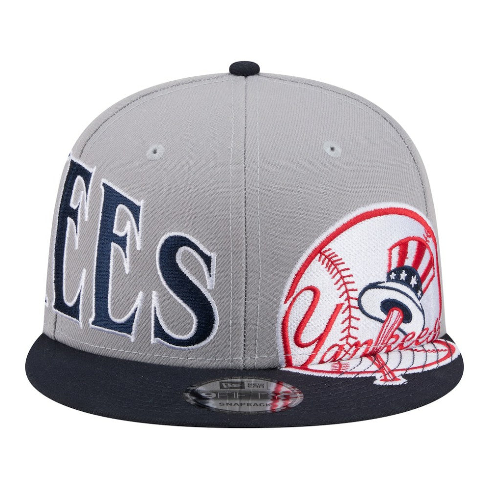 New York Yankees Stretched Two-Tone 9FIFTY Adjustable Hat Gray/Navy