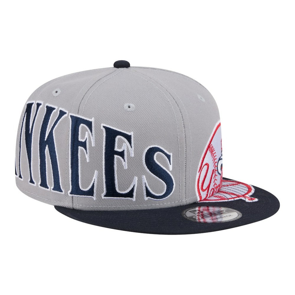 New York Yankees Stretched Two-Tone 9FIFTY Adjustable Hat Gray/Navy