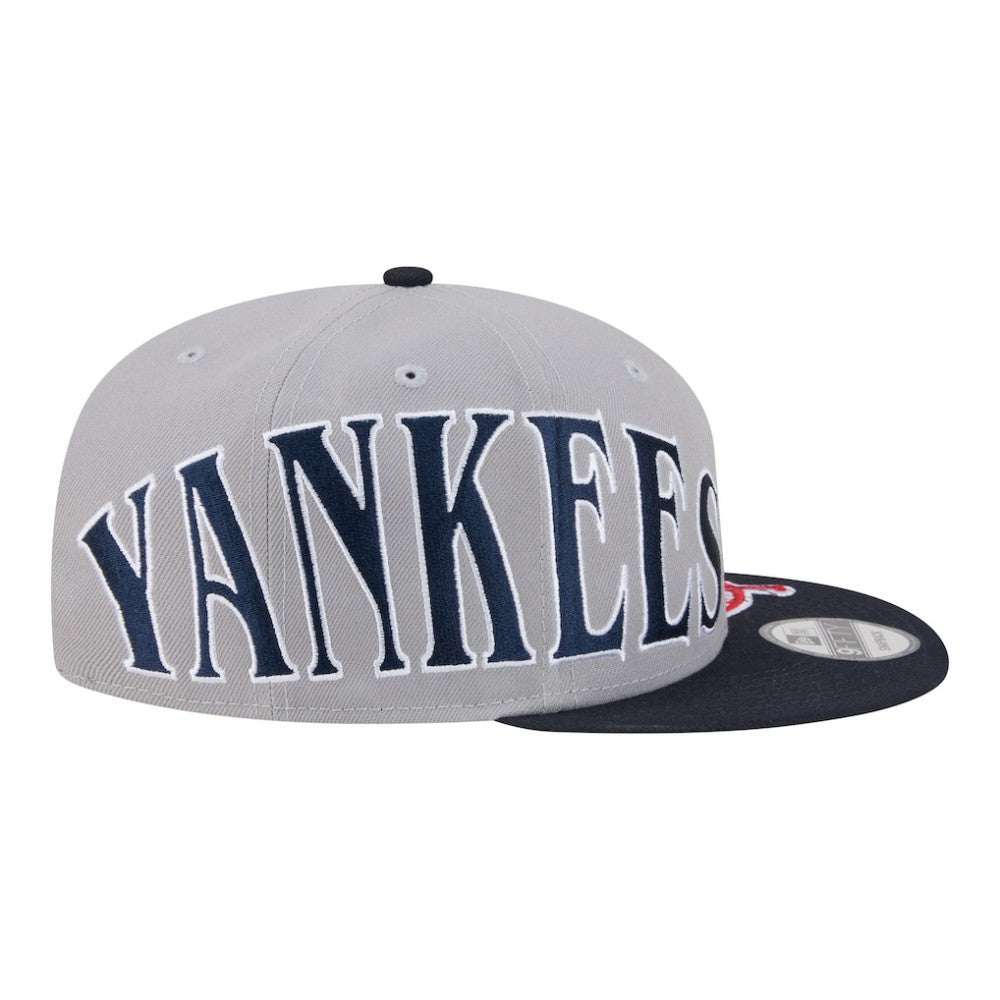 New York Yankees Stretched Two-Tone 9FIFTY Adjustable Hat Gray/Navy