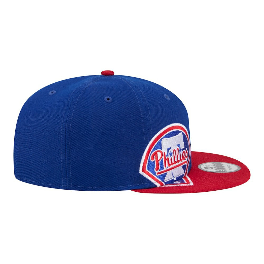 Philadelphia Phillies Stretched Two-Tone 9FIFTY Adjustable Hat Royal/Red