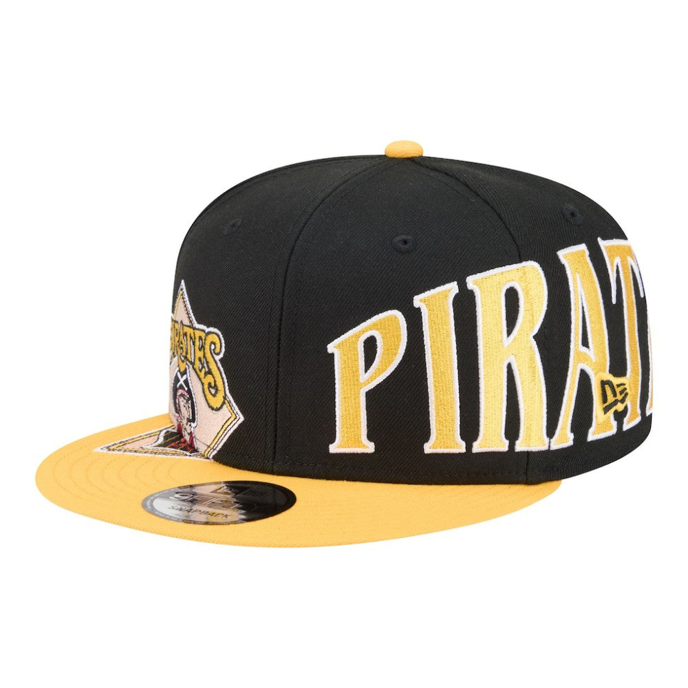 Pittsburgh Pirates Stretched Two-Tone 9FIFTY Adjustable Hat Black/Gold
