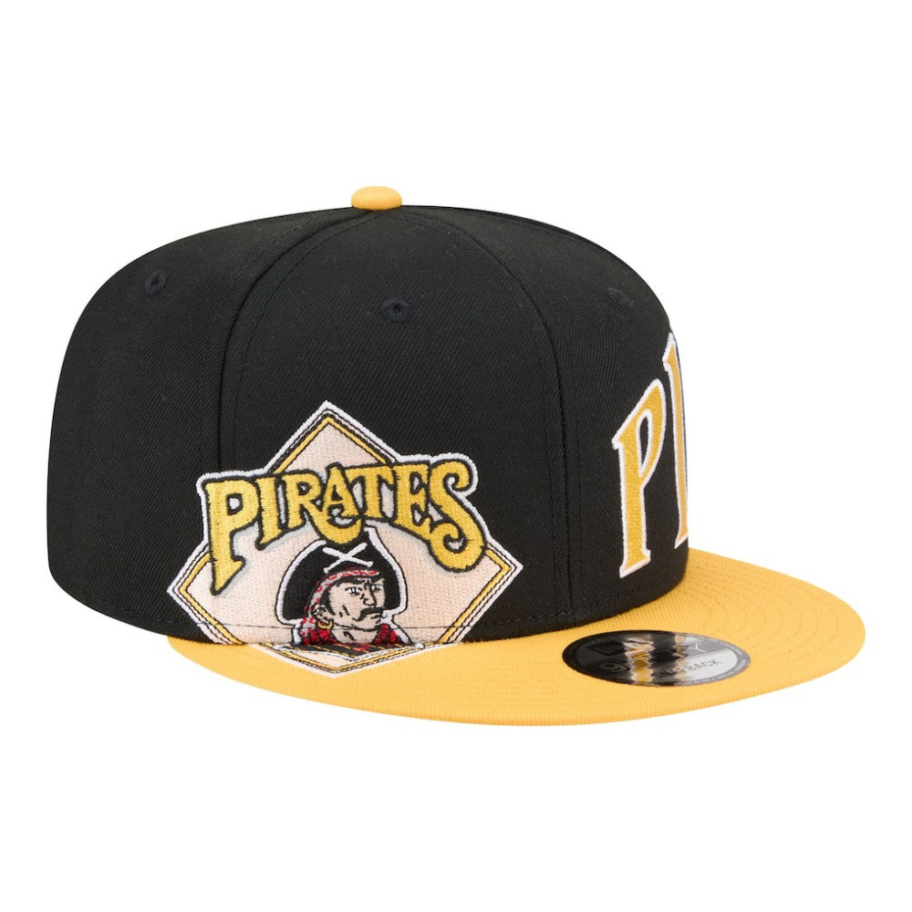 Pittsburgh Pirates Stretched Two-Tone 9FIFTY Adjustable Hat Black/Gold
