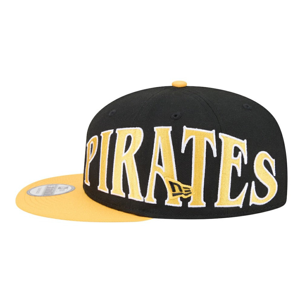 Pittsburgh Pirates Stretched Two-Tone 9FIFTY Adjustable Hat Black/Gold