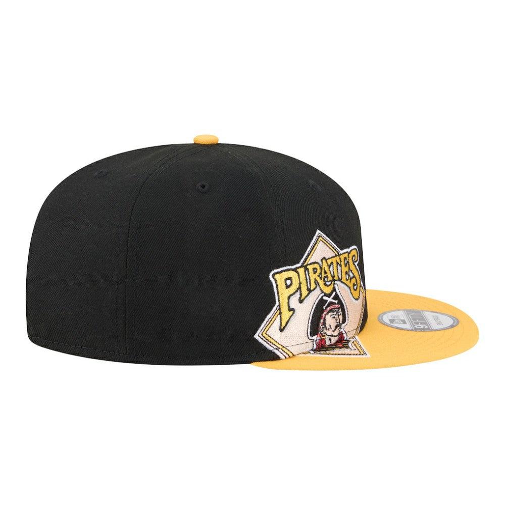 Pittsburgh Pirates Stretched Two-Tone 9FIFTY Adjustable Hat Black/Gold