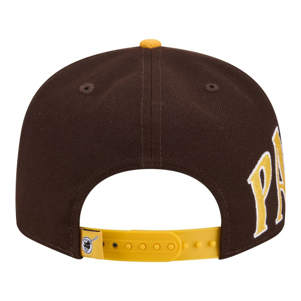 San Diego Padres Stretched Two-Tone 9FIFTY Adjustable Hat Brown/Gold