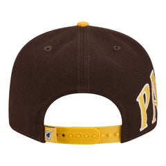 San Diego Padres Stretched Two-Tone 9FIFTY Adjustable Hat Brown/Gold