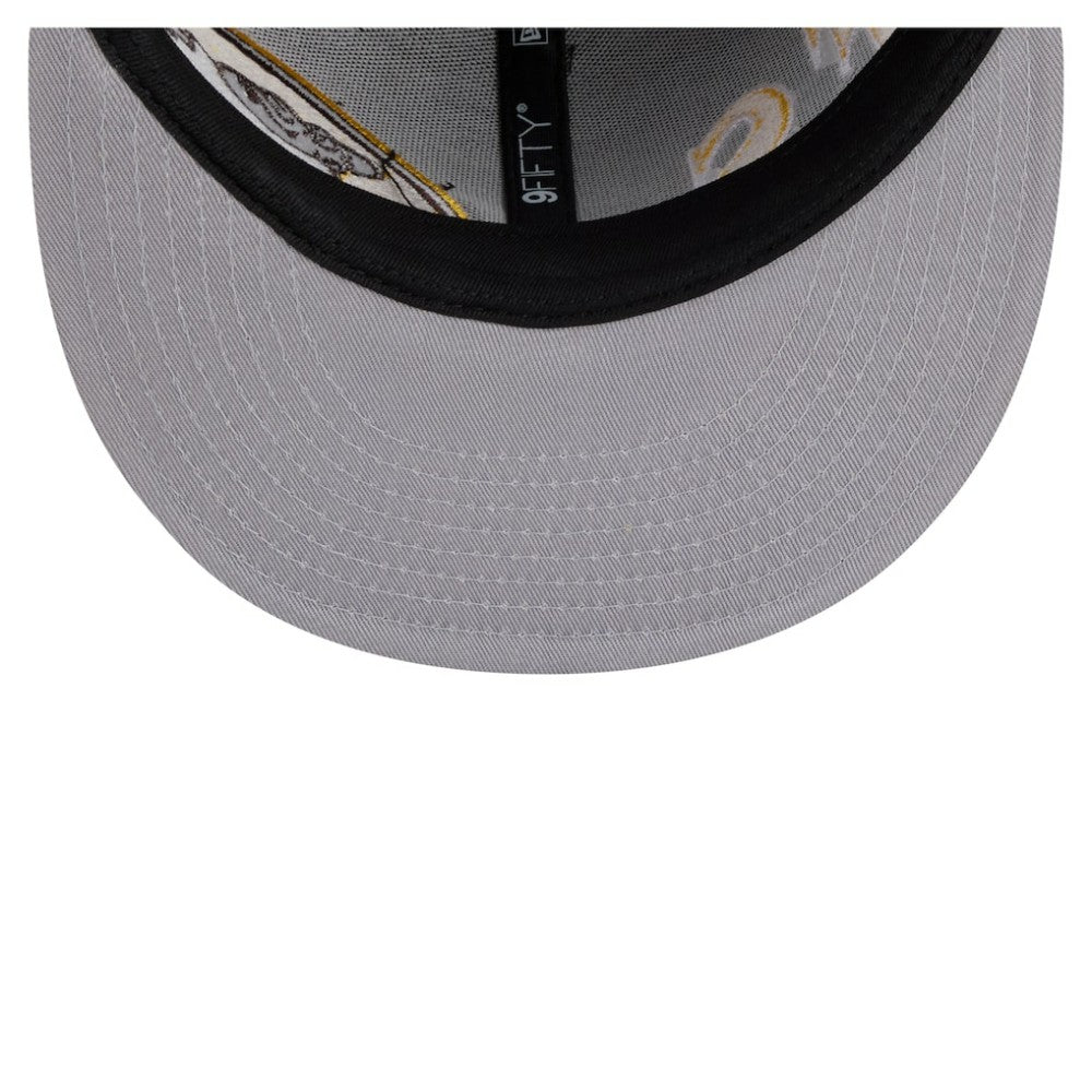 San Diego Padres Stretched Two-Tone 9FIFTY Adjustable Hat Brown/Gold