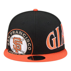 San Francisco Giants Stretched Two-Tone 9FIFTY Adjustable Hat Black/Orange