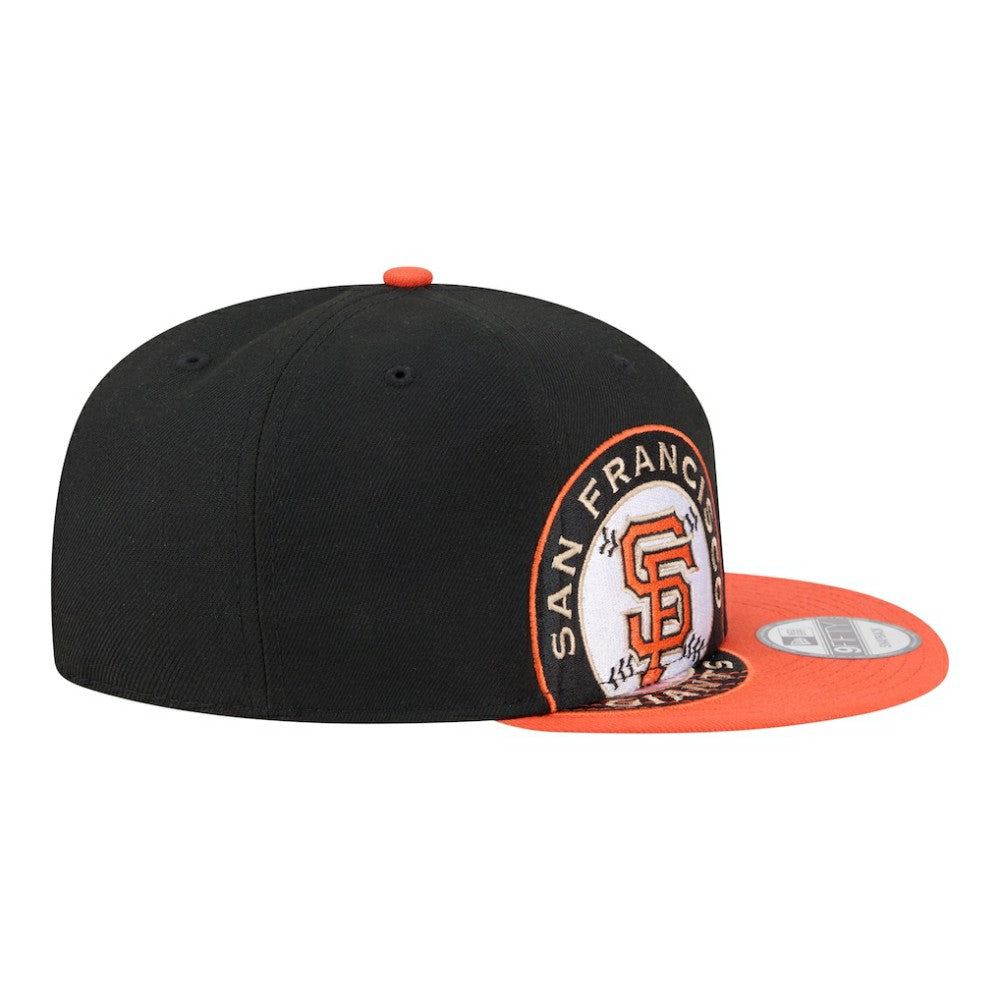 San Francisco Giants Stretched Two-Tone 9FIFTY Adjustable Hat Black/Orange