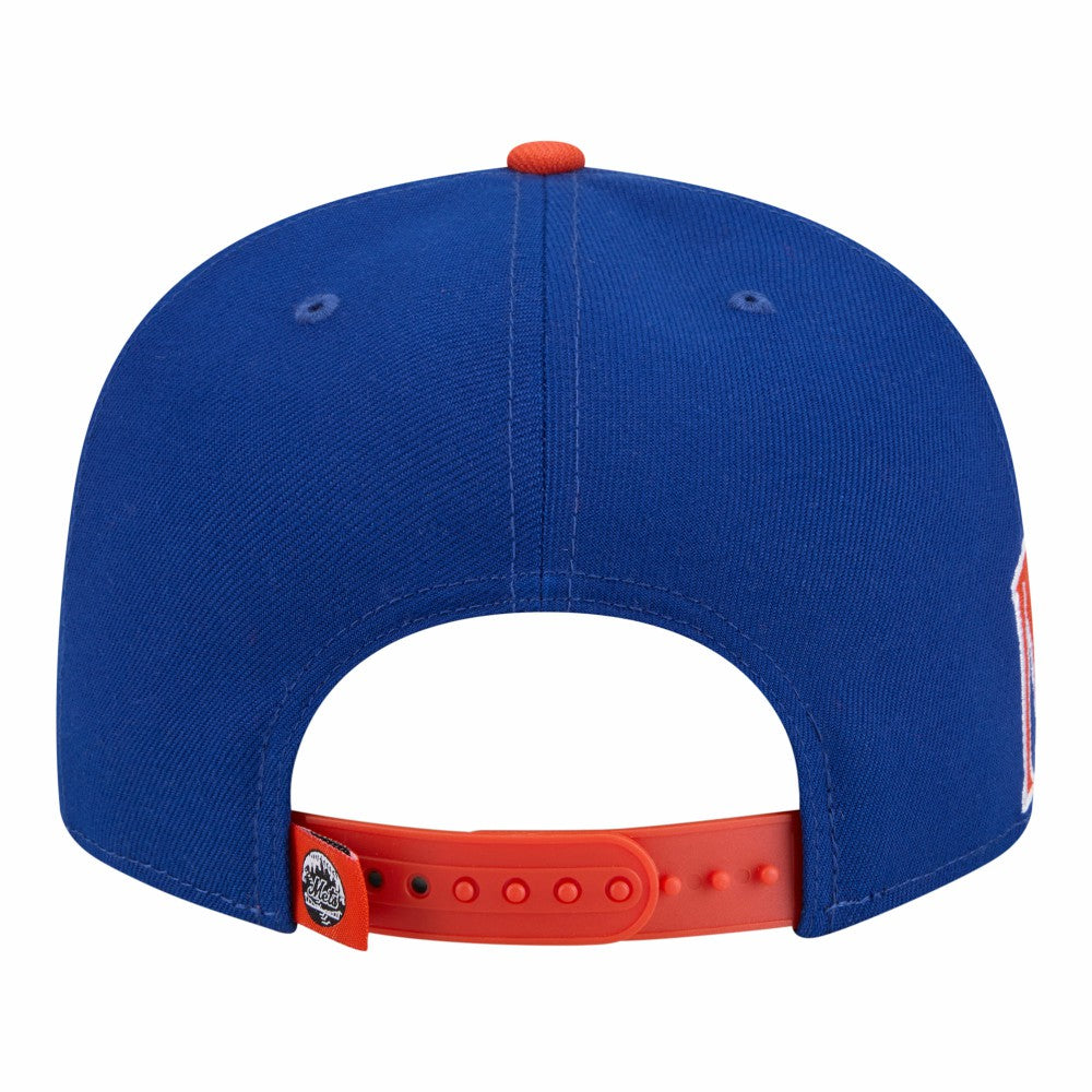 New York Mets Stretched Two-Tone 9FIFTY Adjustable Hat Royal/Orange
