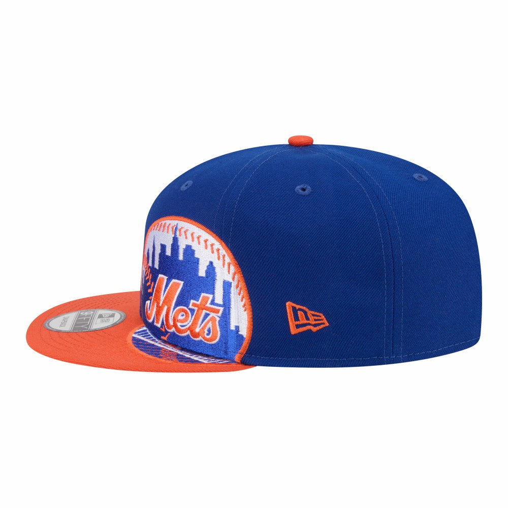 New York Mets Stretched Two-Tone 9FIFTY Adjustable Hat Royal/Orange
