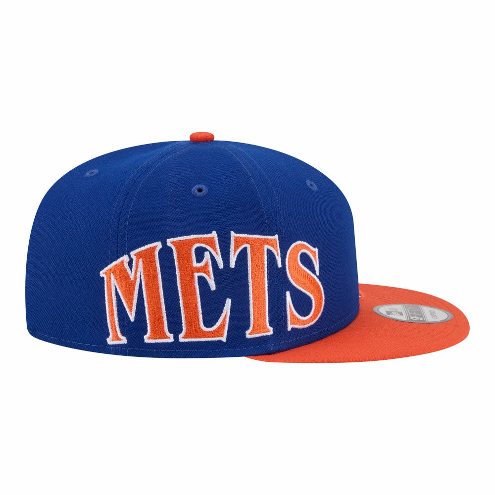 New York Mets Stretched Two-Tone 9FIFTY Adjustable Hat Royal/Orange