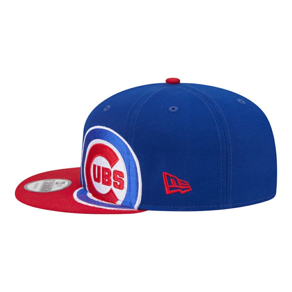 Chicago Cubs Stretched Two-Tone 9FIFTY Adjustable Hat Royal/Red