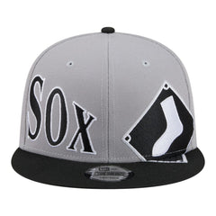 Chicago White Sox Stretched Two-Tone 9FIFTY Adjustable Hat Gray/Black