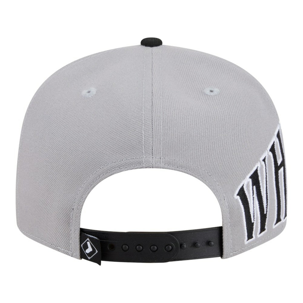 Chicago White Sox Stretched Two-Tone 9FIFTY Adjustable Hat Gray/Black
