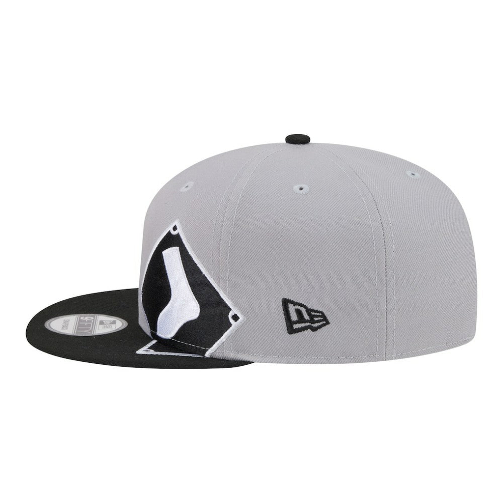 Chicago White Sox Stretched Two-Tone 9FIFTY Adjustable Hat Gray/Black