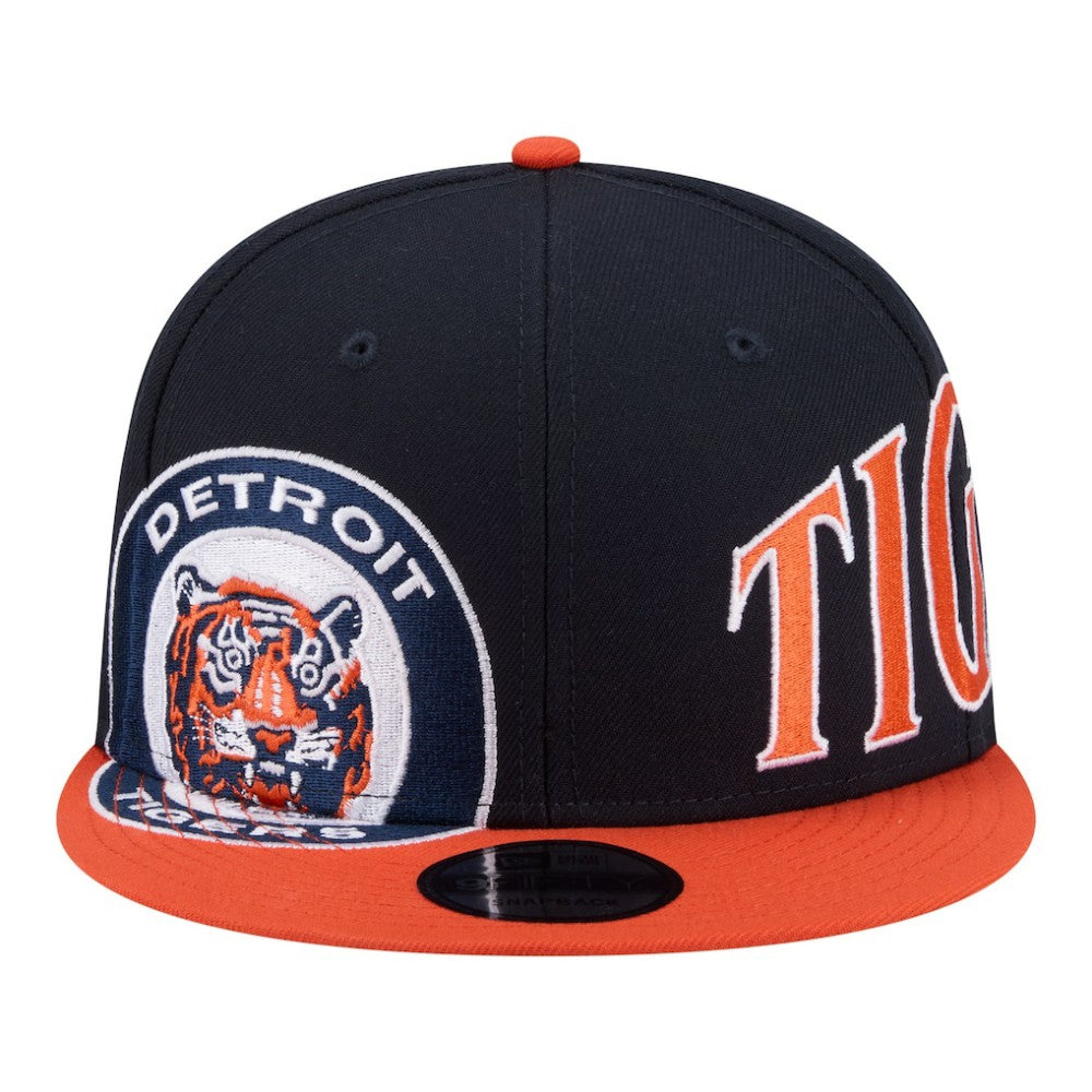 Detroit Tigers Stretched Two-Tone 9FIFTY Adjustable Hat Navy/Orange
