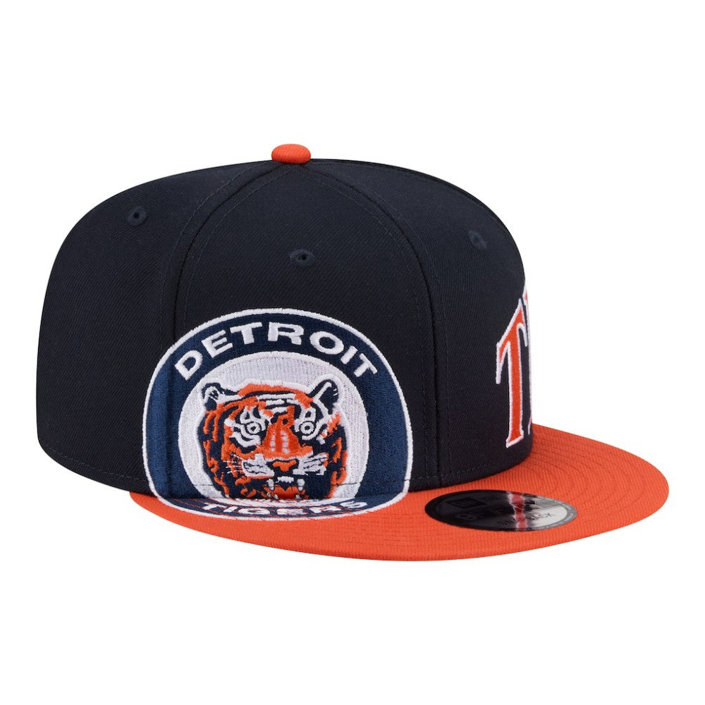 Detroit Tigers Stretched Two-Tone 9FIFTY Adjustable Hat Navy/Orange