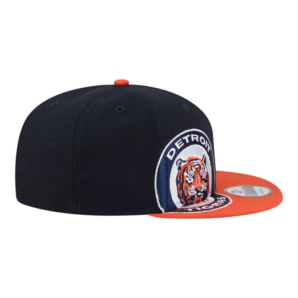 Detroit Tigers Stretched Two-Tone 9FIFTY Adjustable Hat Navy/Orange