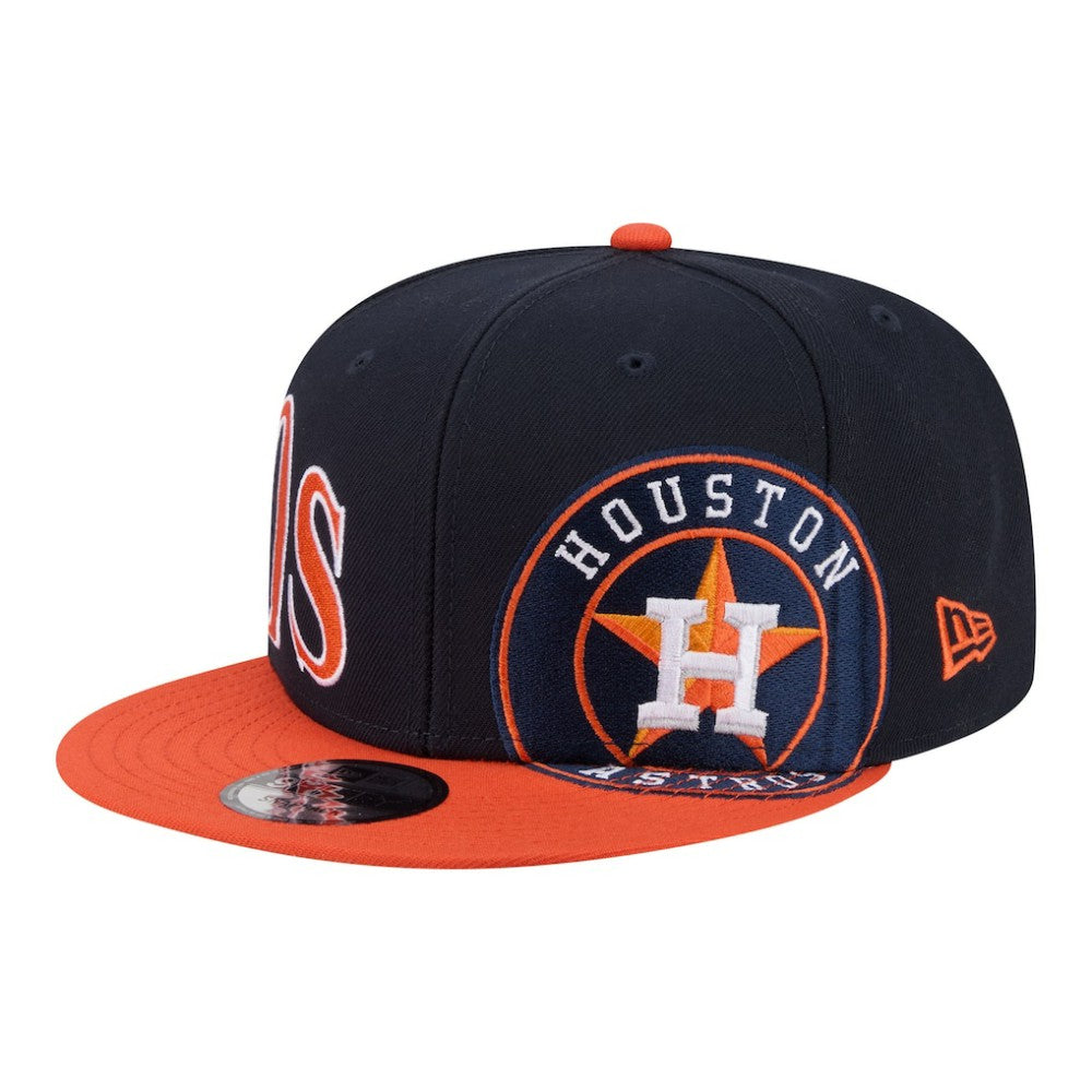 Houston Astros Stretched Two-Tone 9FIFTY Adjustable Hat Navy/Orange