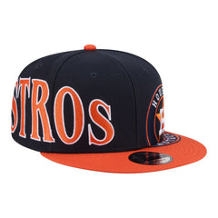 Houston Astros Stretched Two-Tone 9FIFTY Adjustable Hat Navy/Orange
