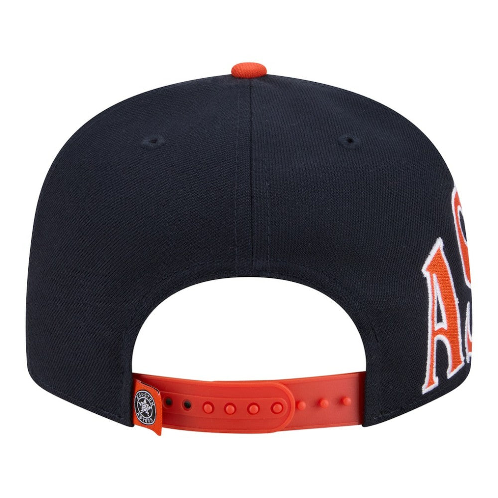 Houston Astros Stretched Two-Tone 9FIFTY Adjustable Hat Navy/Orange
