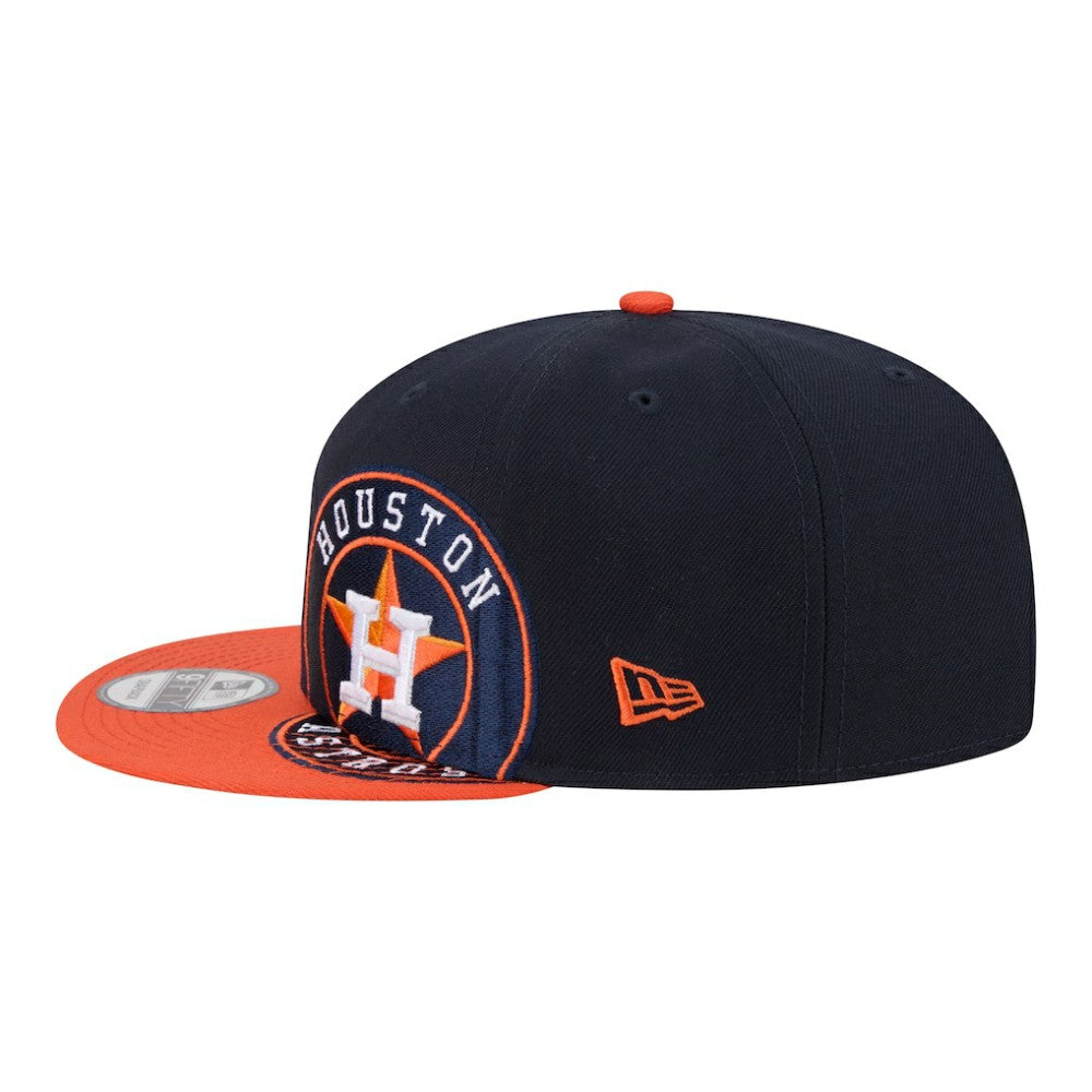 Houston Astros Stretched Two-Tone 9FIFTY Adjustable Hat Navy/Orange