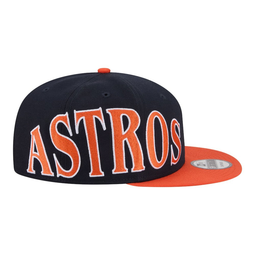 Houston Astros Stretched Two-Tone 9FIFTY Adjustable Hat Navy/Orange