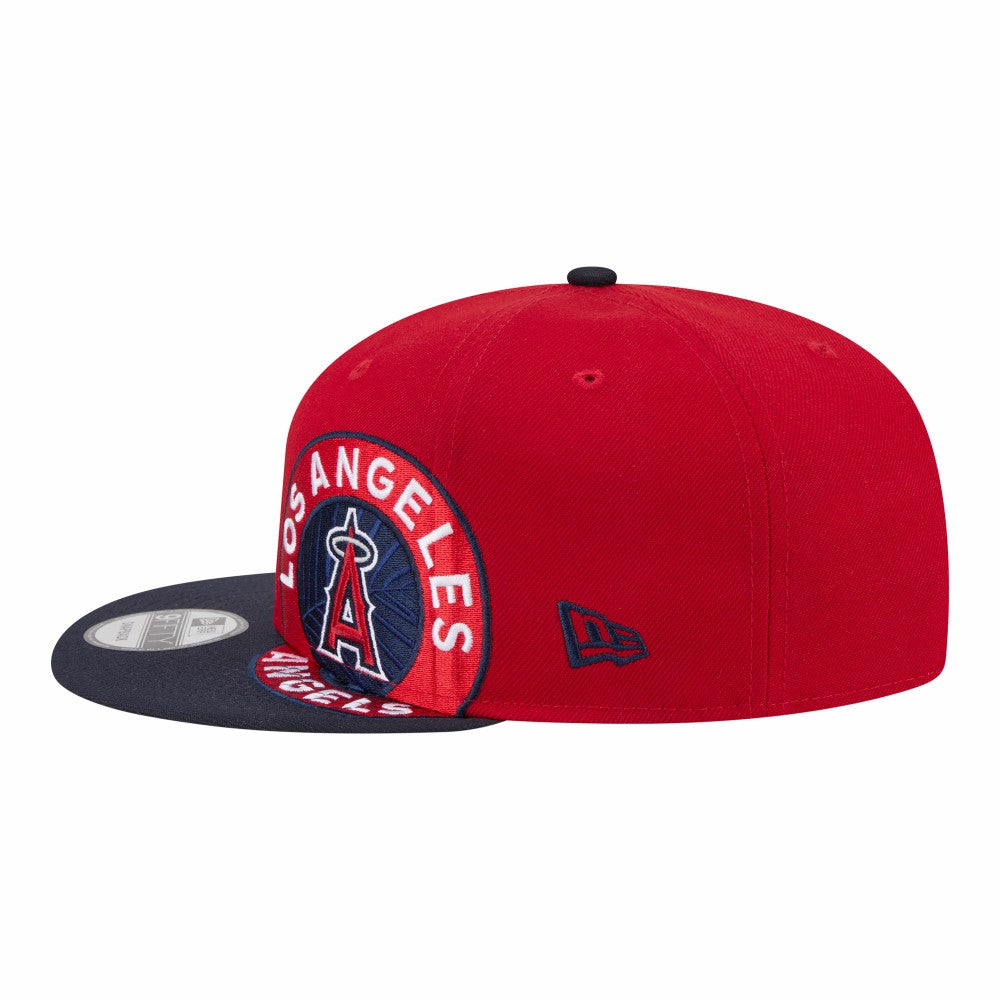 Los Angeles Angels Stretched Two-Tone 9FIFTY Adjustable Hat Red/Navy
