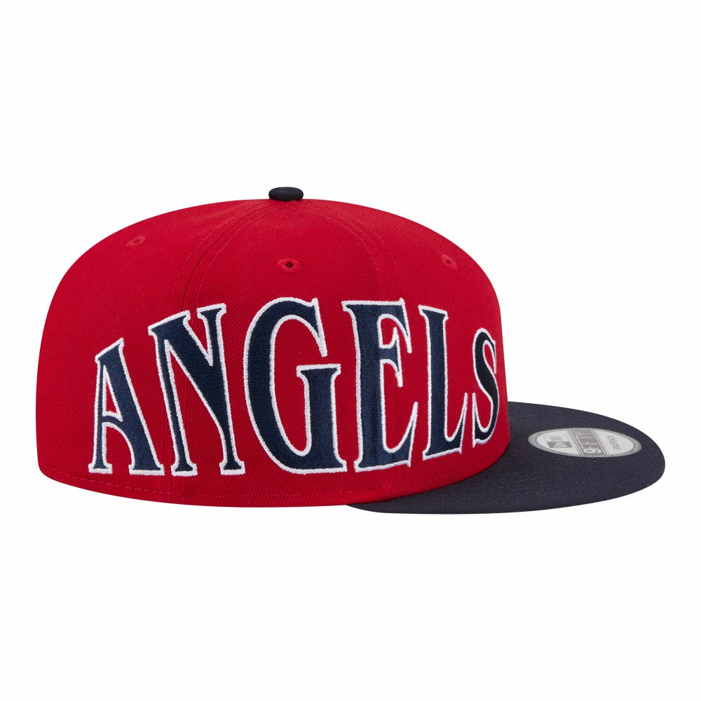 Los Angeles Angels Stretched Two-Tone 9FIFTY Adjustable Hat Red/Navy