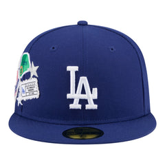 Los Angeles Dodgers City Patch 59FIFTY Fitted Hat Royal