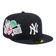New York Yankees City Patch 59FIFTY Fitted Hat Navy