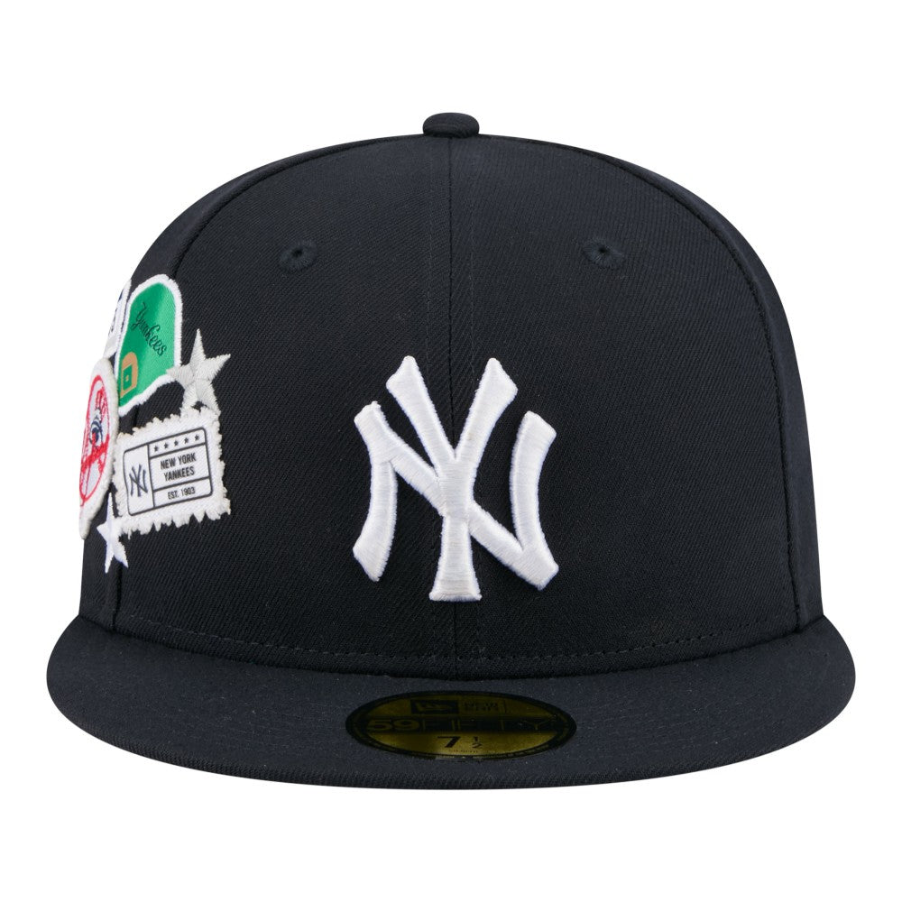 New York Yankees City Patch 59FIFTY Fitted Hat Navy