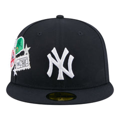 New York Yankees City Patch 59FIFTY Fitted Hat Navy