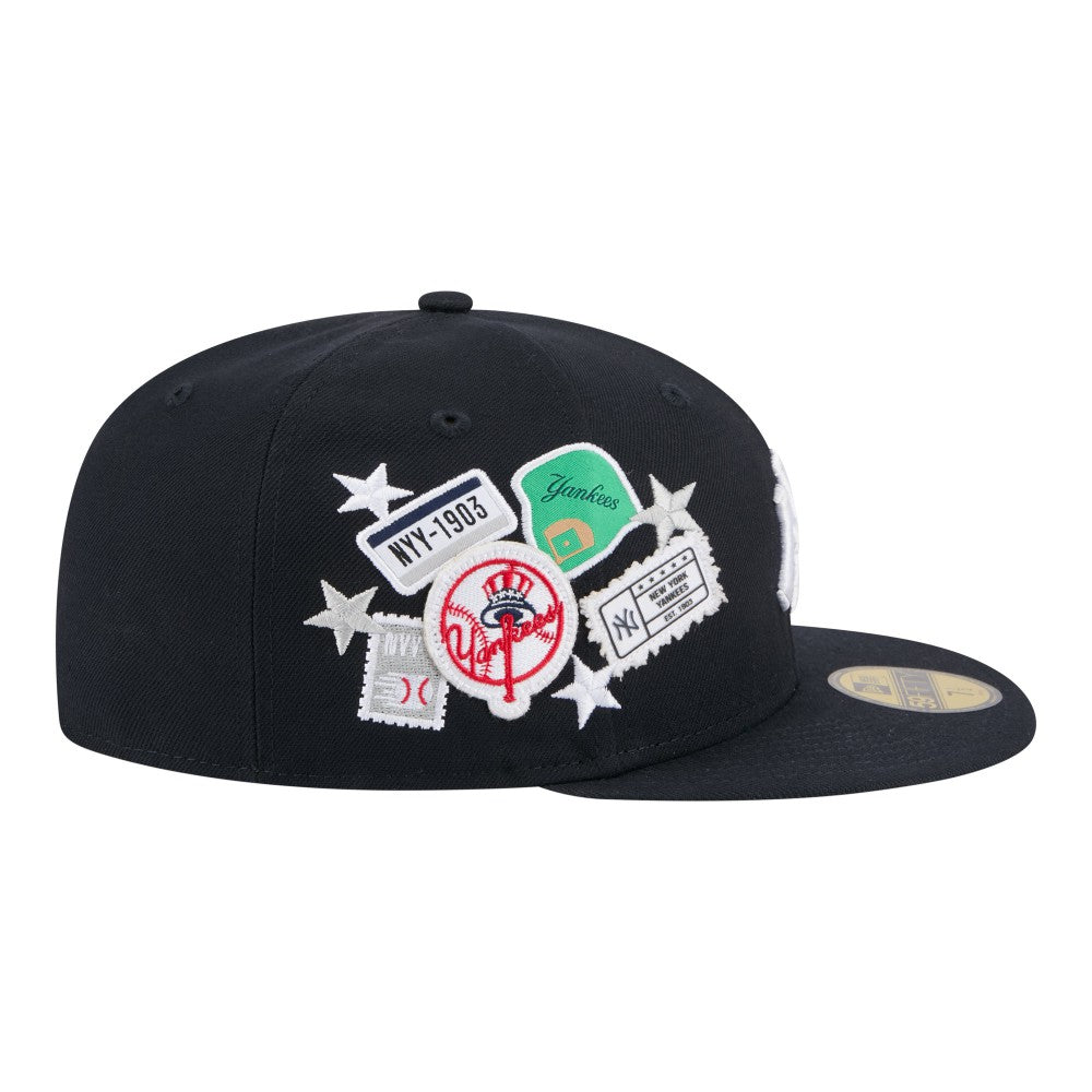 New York Yankees City Patch 59FIFTY Fitted Hat Navy
