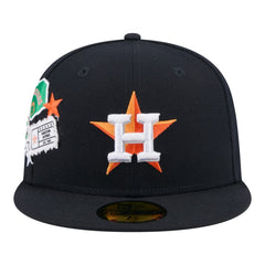 Houston Astros City Patch 59FIFTY Fitted Hat Navy