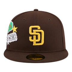 San Diego Padres City Patch 59FIFTY Fitted Hat Brown