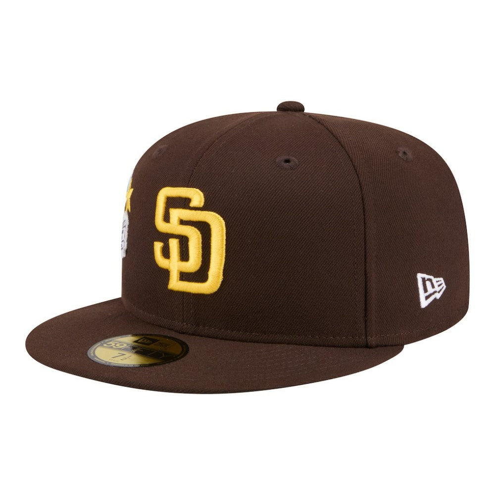 San Diego Padres City Patch 59FIFTY Fitted Hat Brown