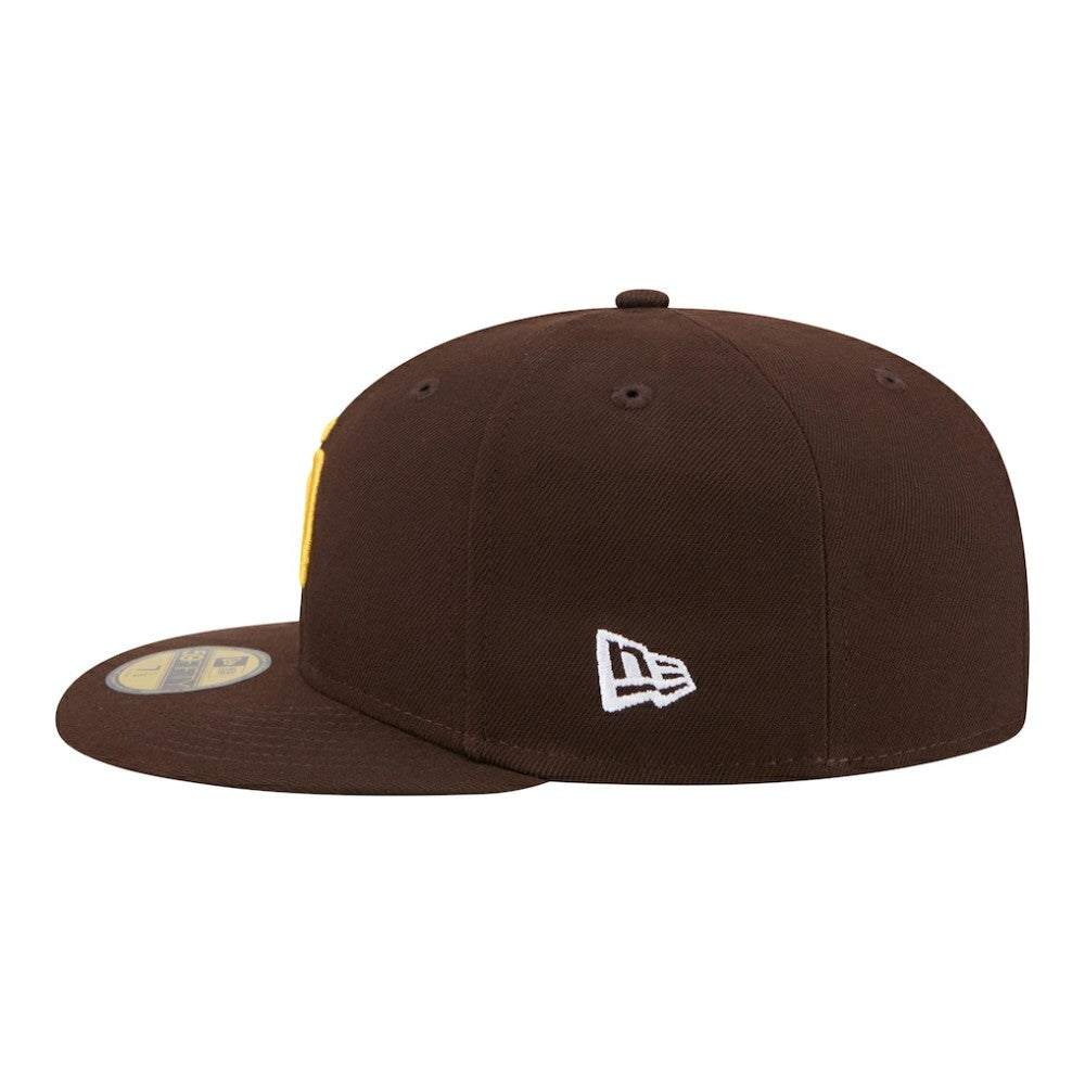 San Diego Padres City Patch 59FIFTY Fitted Hat Brown