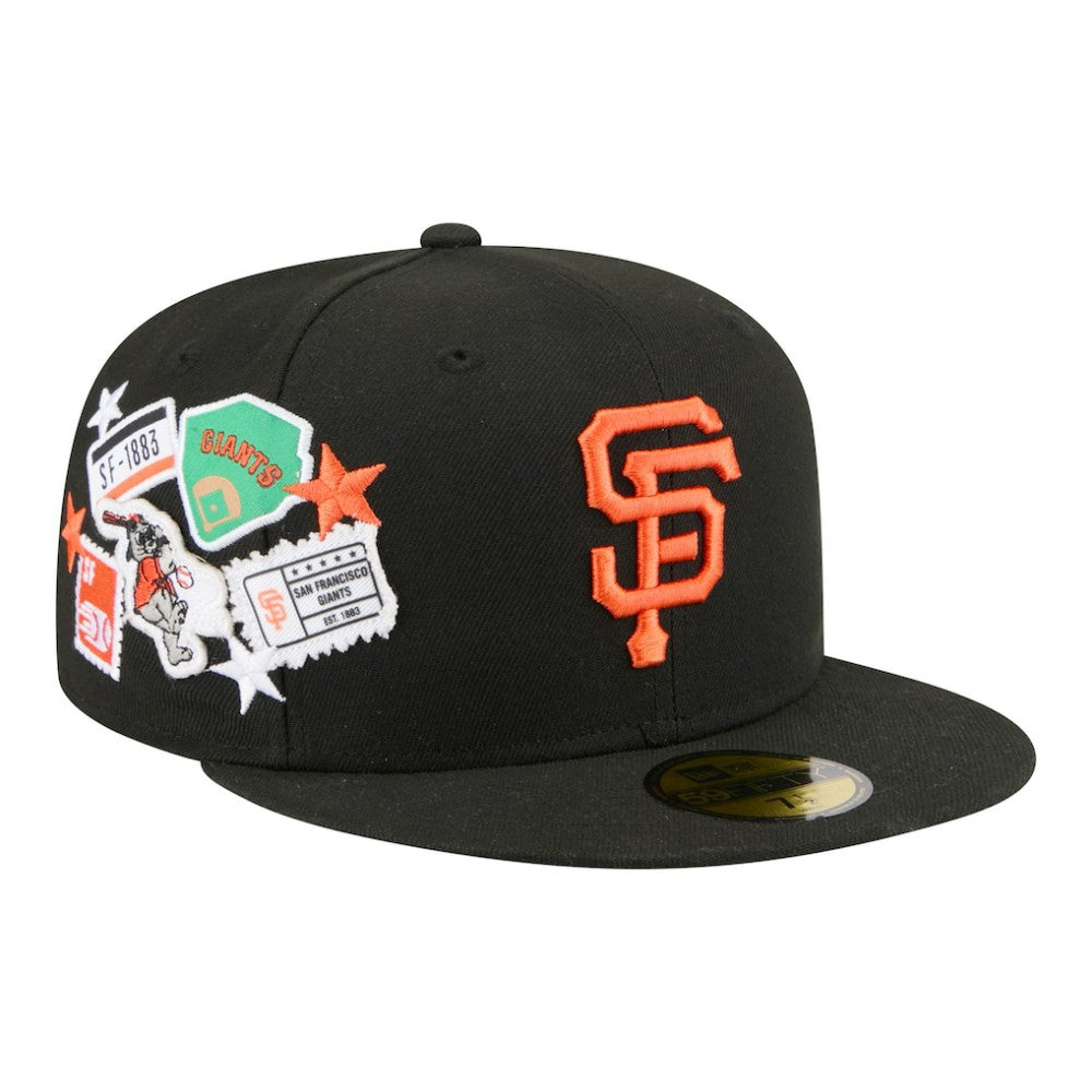 San Francisco Giants City Patch 59FIFTY Fitted Hat Black