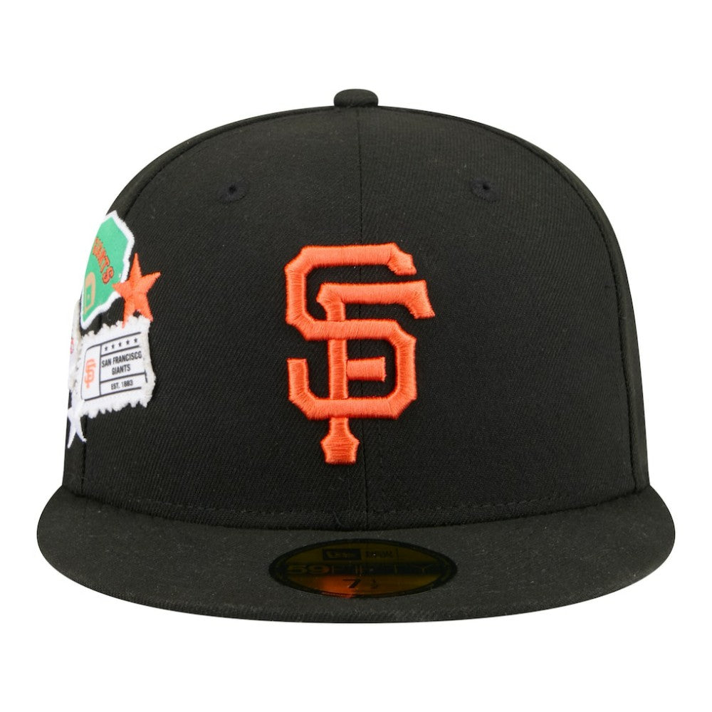San Francisco Giants City Patch 59FIFTY Fitted Hat Black