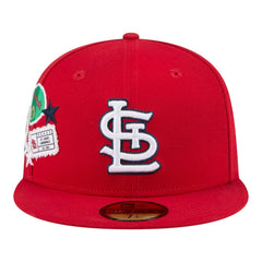 St. Louis Cardinals City Patch 59FIFTY Fitted Hat Red